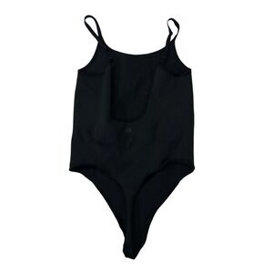 Lululemon Ribbed Bodysuit Black Yoga Size 2‎